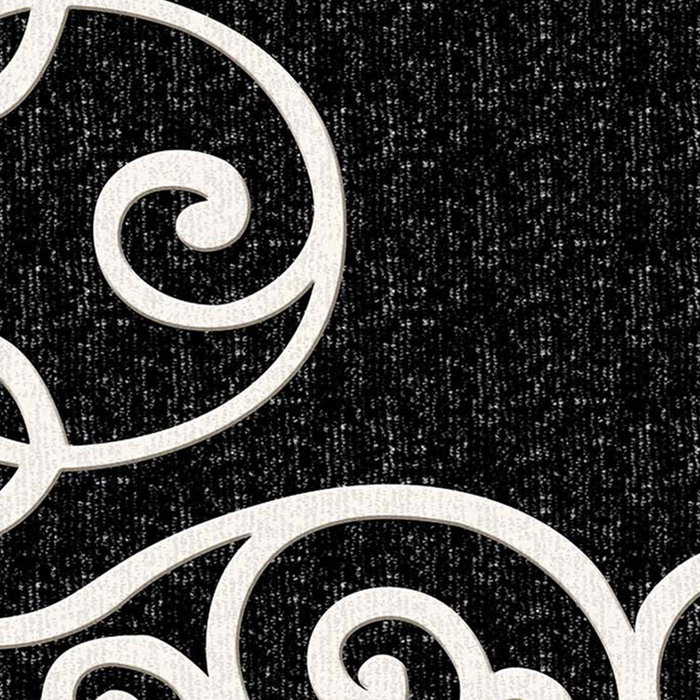 Conceptum Eugene V3 - 4653 - 2 Alfombra de Pasillo Blanco y Negro 80x200 cm Conceptum Eugene V3 - 4653 - 2 Alfombra de Pasillo Blanco y Negro 80x200 cm